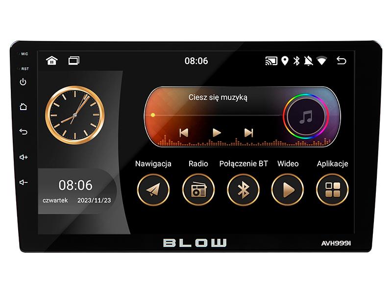 Radio BLOW AVH-9991 1DIN 9" Android/WiFi/GPS/CARPLAY